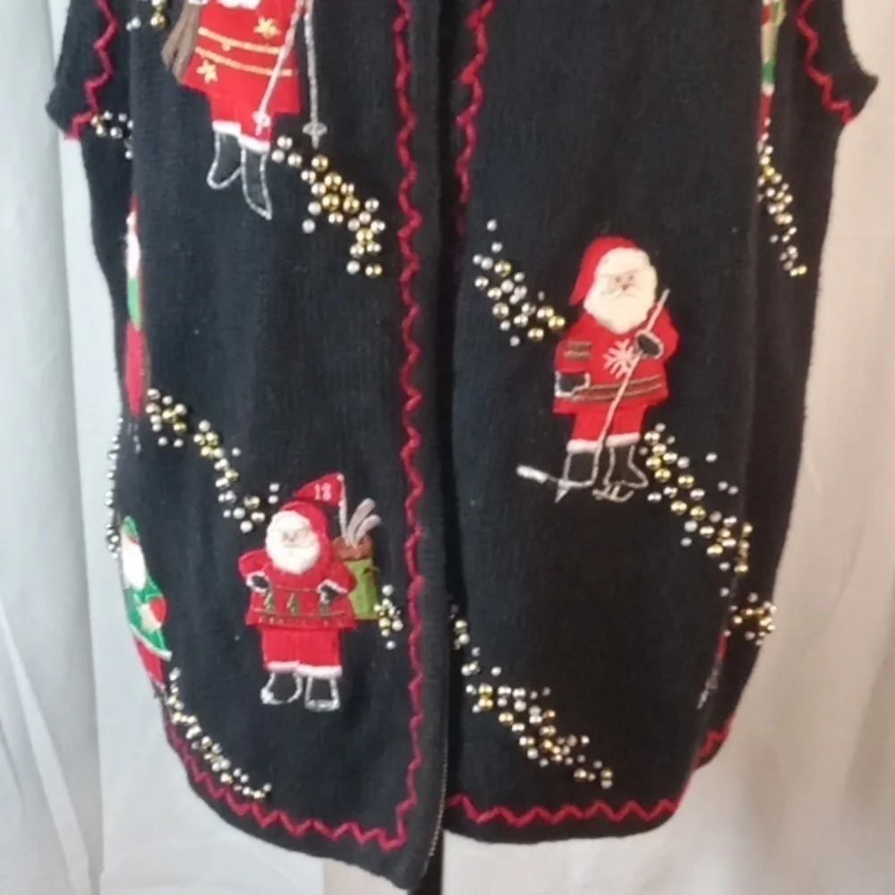 Design originals zip up Christmas vest size large - Picture 3 of 8